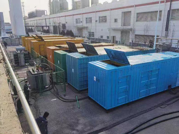河北柴油发电机出租案例展示